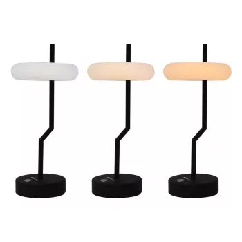 Techly I-LAMP-TABLE2 table lamp Non-changeable bulb(s) 2 W LED Black, White