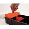 Storage box DeLOCK 18419 11 compartments 220x155x60mm orange/black