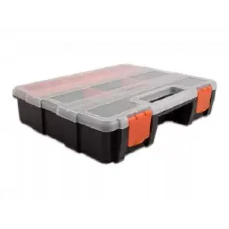 Storage box DeLOCK 18416 21 compartments 290x220x60mm orange black