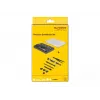 DeLOCK 64168 manual screwdriver Set Precision screwdriver Width 120 mm Length 185 mm Height 38 mm
