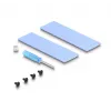 Heatsink DeLOCK Heat sink with Fan for M.2 SSD 2280 black Aluminium