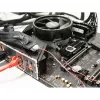 Heatsink DeLOCK Heat sink with Fan for M.2 SSD 2280 black Aluminium