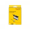 Heatsink DeLOCK Heat sink with Fan for M.2 SSD 2280 black Aluminium