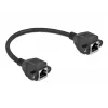 Network Extension Cable DeLOCK Cat.6A 25 cm Black