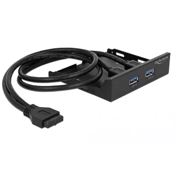 Drive bay panel DeLOCK 63994 Black