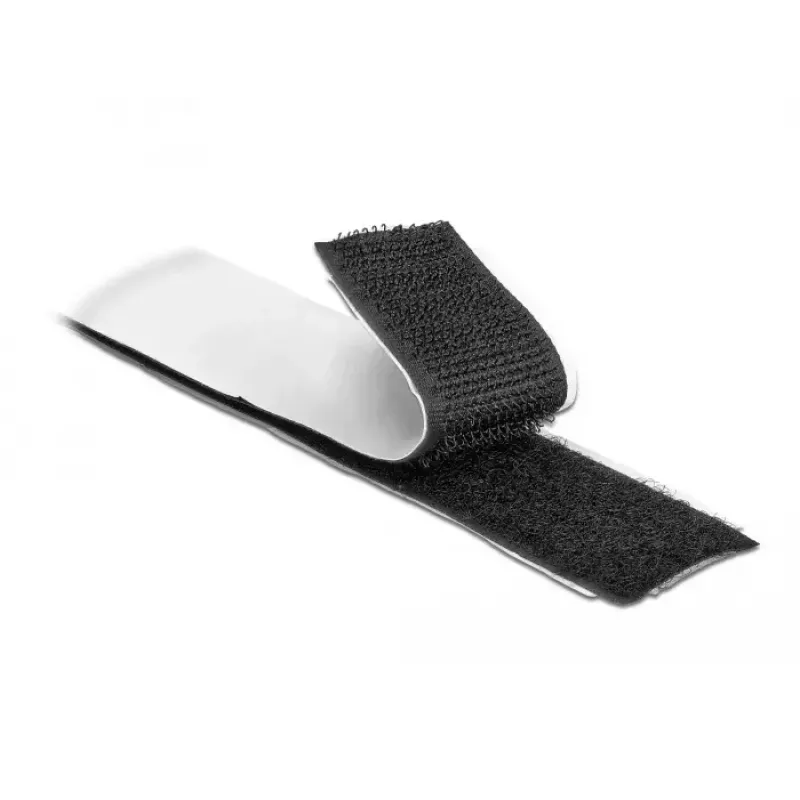 Hook/Loop Fastener DeLOCK 19060 Plastic Black White 1 pc