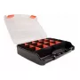 Storage box DeLOCK 18418 17 compartments 320x255x60mm orange black