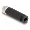 DeLOCK M8 Connector A-coded 3 pin female screw connection