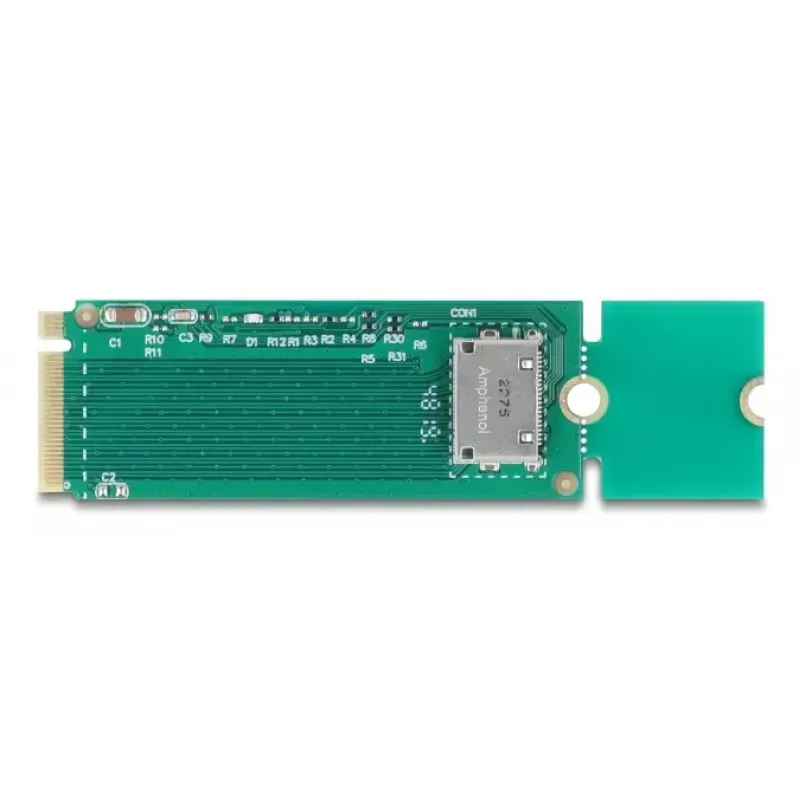DeLOCK interface cards/adapter Internal SFF-8612 DeLOCK 64348 M.2 SFF-8612 Male Green