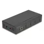DELOCK interface hub USB 2.0 Type-B to 4x USB 2.0 Type-A (480 Mbit/s), black, metal housing, DC powered
