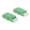 Optical Fiber Coupler DeLOCK LC Duplex female to LC Duplex female 4 pieces