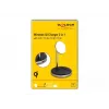 Wireless Charger DeLOCK 66468 2 in 1 5W 7.5W 10W 15W