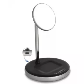 Wireless Charger DeLOCK 66468 2 in 1 5W 7.5W 10W 15W