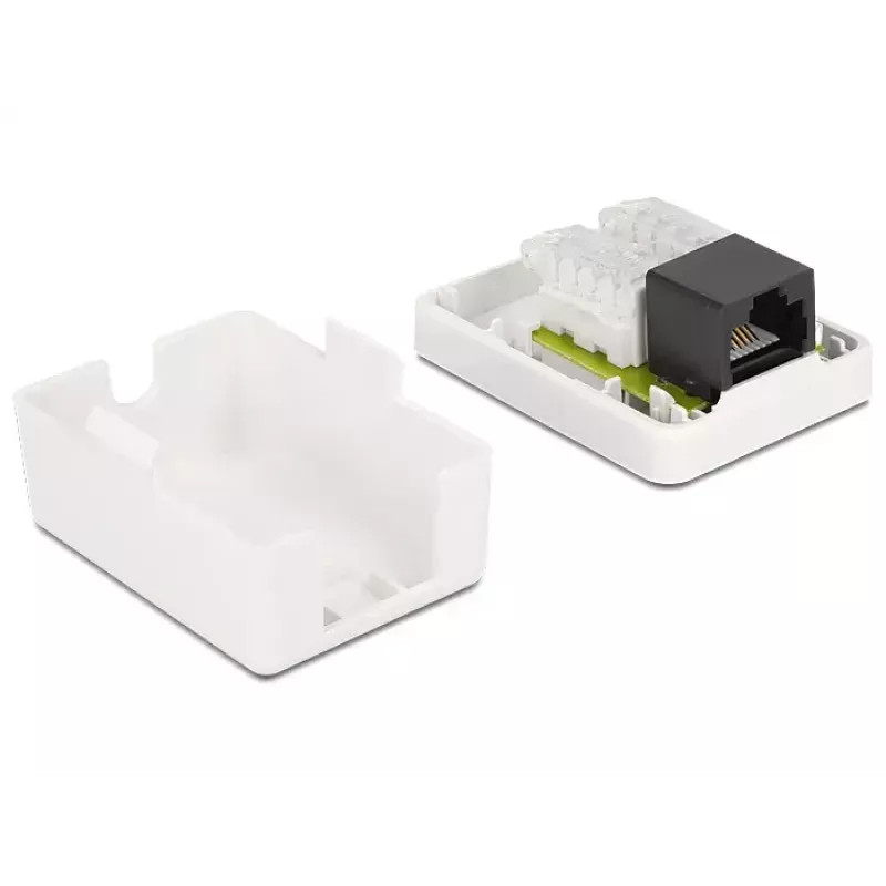 Outlet box DeLOCK 86248 White 52mm x 25.5mm x 39mm