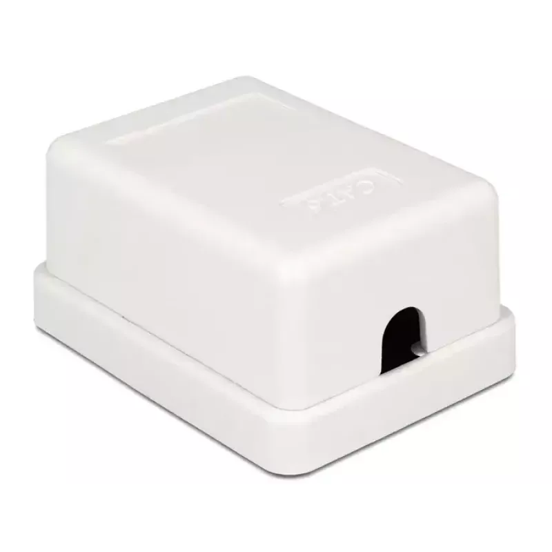 Outlet box DeLOCK 86248 White 52mm x 25.5mm x 39mm
