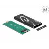 SSD enclosure DeLOCK 42007 Black M.2