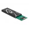SSD enclosure DeLOCK 42007 Black M.2