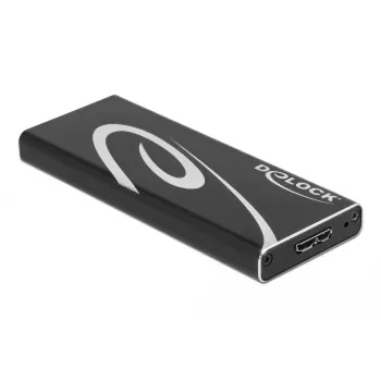 SSD enclosure DeLOCK 42007 Black M.2