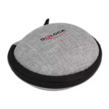 Case DeLOCK Headphone protection bag for in-ear headphones