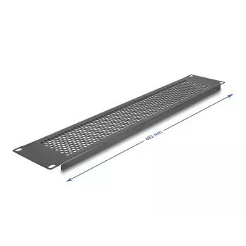 Blind panel DeLOCK 67036 Black Metal 88mm Width 11mm Height