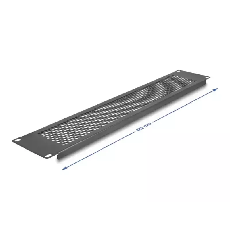 Blind panel DeLOCK 67036 Black Metal 88mm Width 11mm Height