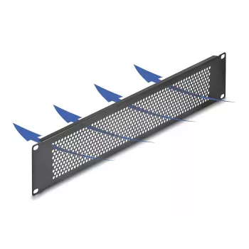 Blind panel DeLOCK 67036 Black Metal 88mm Width 11mm Height