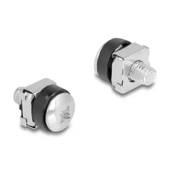 Bolts & nuts DeLOCK 42432 M6 100 pcs Plastic Steel