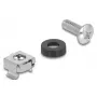 Bolts & nuts DeLOCK 42432 M6 100 pcs Plastic Steel