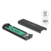 SSD enclosure DeLOCK 42031 Black M.2 PCIe SATA 20 Gbit/s