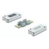 Network Connection Box DELOCK Cat.6 STP LSA, S/UTP shielding, 35×82×23 mm, silver