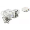 Keystone module DELOCK RJ45 jack to LSA Cat.8.1 shielded with locking clip and dust cover