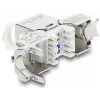 Keystone module DELOCK RJ45 jack to LSA Cat.8.1 shielded with locking clip and dust cover