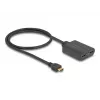 DeLOCK HDMI Splitter 1 x HDMI in to 2 x HDMI out 4K 60 Hz