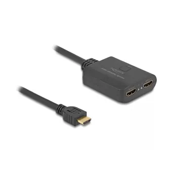 DeLOCK HDMI Splitter 1 x HDMI in to 2 x HDMI out 4K 60 Hz