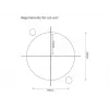Mounting Kit DeLOCK 86275 Black Plastic