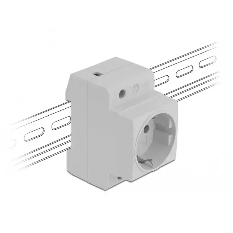 Socket outlet CEE 7/3 DeLOCK 11472 Grey