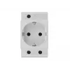 Socket outlet CEE 7/3 DeLOCK 11472 Grey