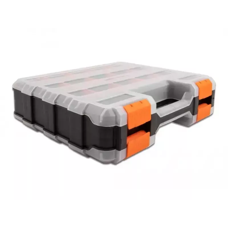 Storage box DeLOCK 18417 Rectangular Plastic Black Orange 270x320x80mm