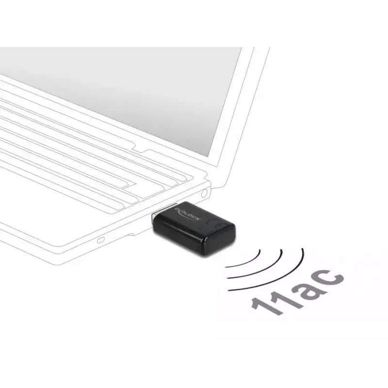 Network Card DeLOCK 12550 WLAN USB Dual-band Wi-Fi 5