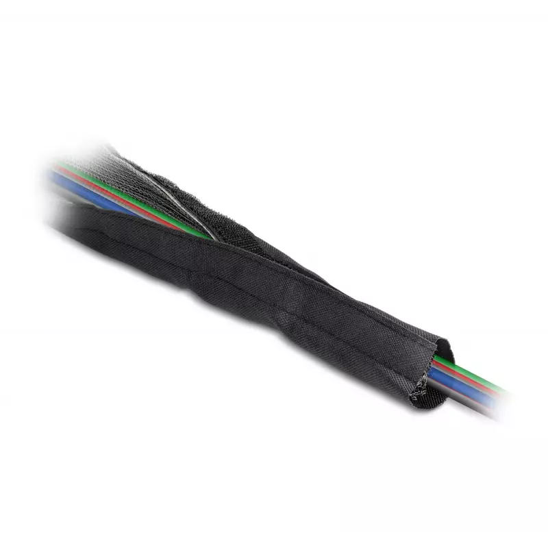 DeLOCK EMI Shielding braided sleeve 1 m x 30 mm black