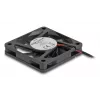 Computer case fan DELOCK 67288 — 60 mm, ball bearing, 5 V, airflow 0.38 m³/h, black, 1 pc