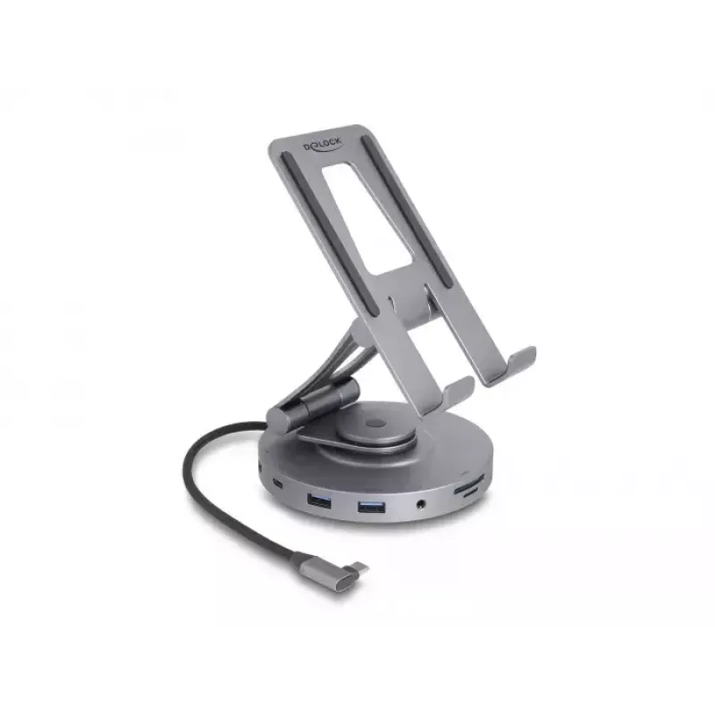 DeLOCK Tablet and Laptop Docking Station 4K HDMI USB Hub SD Micro SD PD 3.0