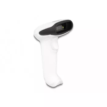 Handheld Barcode Scanner DeLOCK 90587 1D 2D Wireless Bluetooth USB White