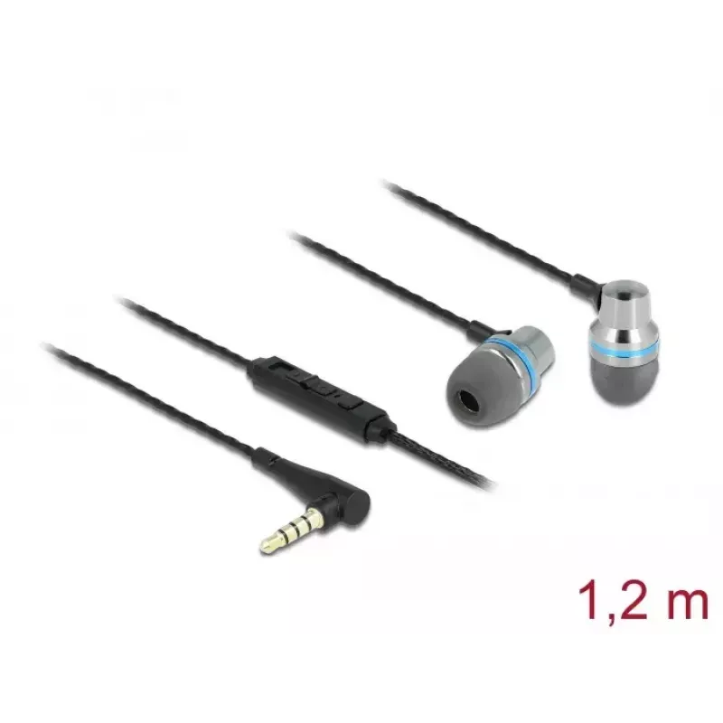 Headset DeLOCK 27183 In-Ear Headphones 3.5mm Jack Microphone Volume Control