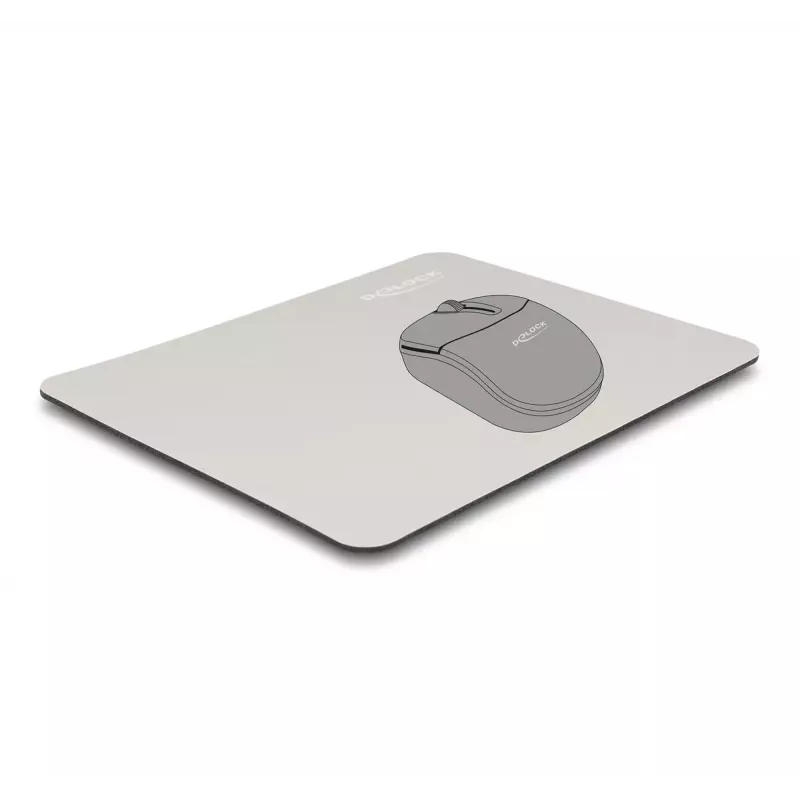Mouse Pad DeLOCK 12147 Grey 180x220 mm Rubber Non-slip