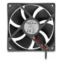 DELOCK Computer Case Fan 92 mm 5 V DC Ball Bearing 1.02 m³/h Black (model 67291)