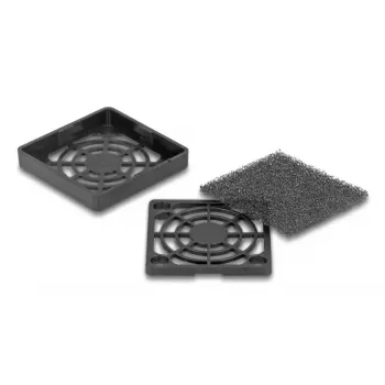 Fan grill DeLOCK 67309 ABS Black 43.5mm 32x32mm