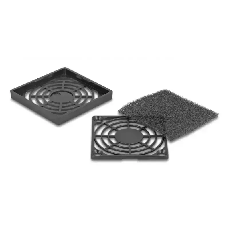 Fan grill DeLOCK 67310 ABS Black 64mm 50x50mm