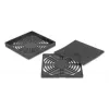 Fan grill DELOCK 67312, ABS black, 96.5×96.5 mm, mounting pattern 92.5×92.5 mm