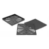 Fan grill DELOCK 67313, ABS black, 125×125 mm, mounting pattern 105×105 mm